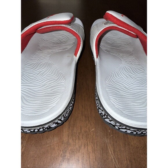 Nike Air Jordan Hydro Slide Sandals White Red Adjustable Comfort Slides Men 11 main image 7